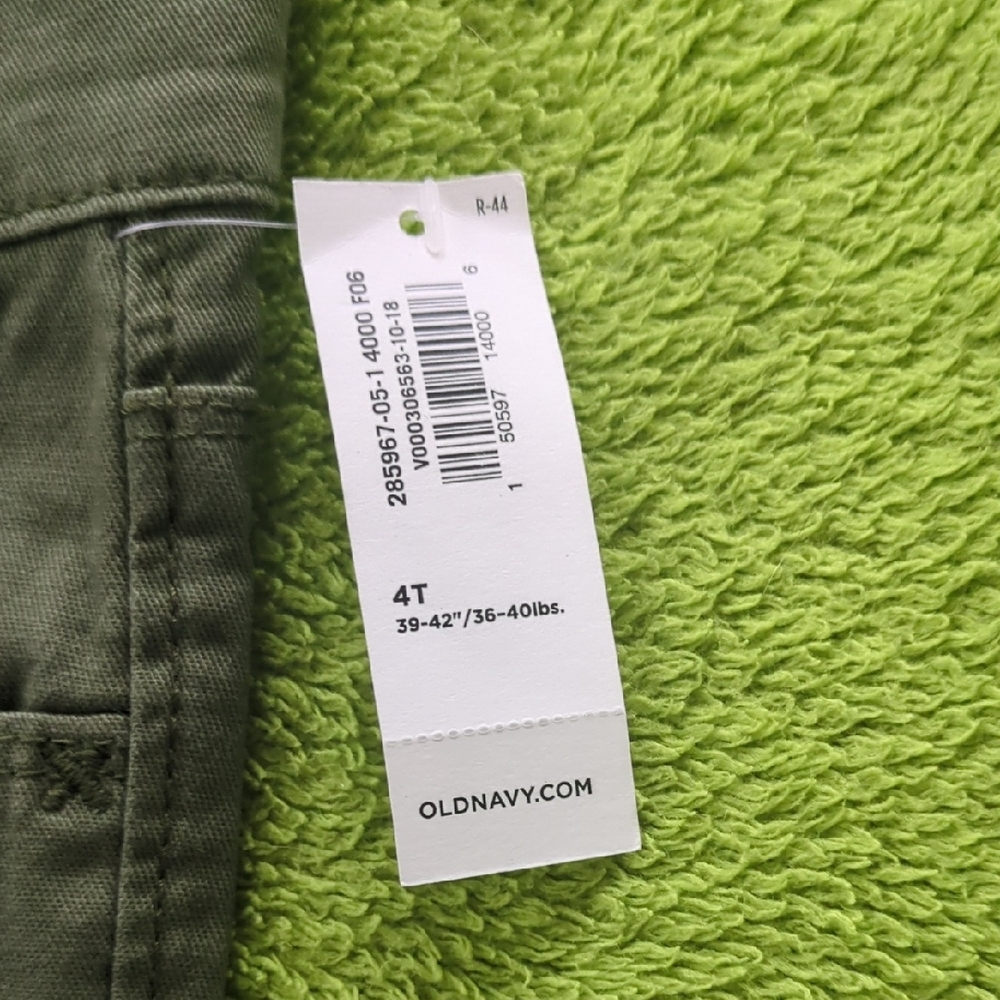 Old Navy Kids Casual Bottoms in Olive Green - Picture 2 of 5